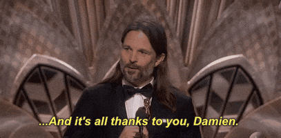 oscars 2017 its all thanks to you damien GIF by The Academy Awards