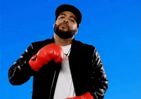 fight me let's go GIF by Mr. Paradise