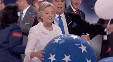 Hillary Clinton Balloon GIF by Democratic National Convention