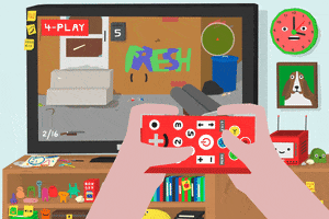 playing video games GIF by tobycooke
