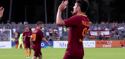 Football Hug GIF by AS Roma