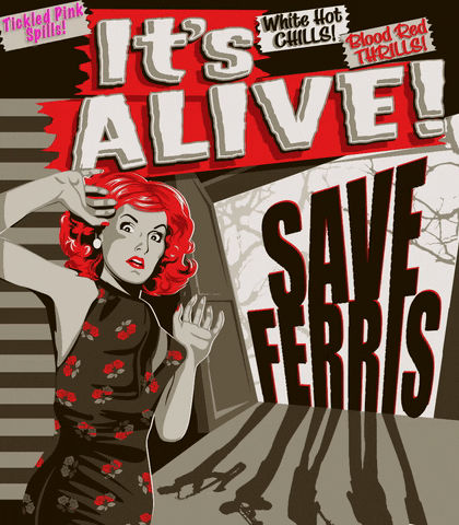 save ferris animated poster GIF by Leroy Patterson