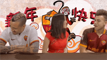 china laugh GIF by AS Roma