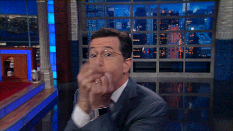 disappear stephen colbert GIF by The Late Show With Stephen Colbert