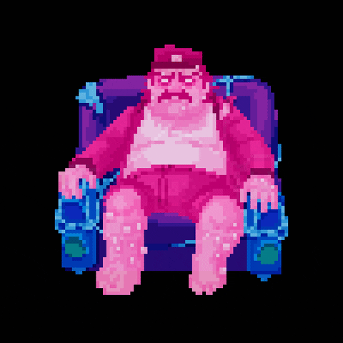 fourattic animation pixel pixelart boss GIF