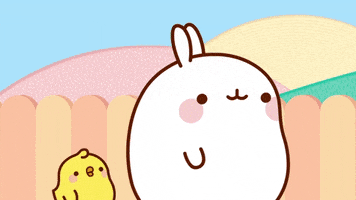 friends chocking GIF by Molang.Official