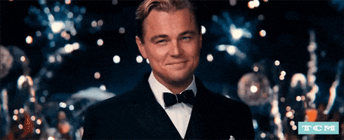 leonardo dicaprio party GIF by Turner Classic Movies