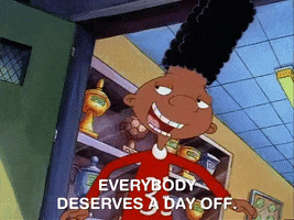 Day Off Vacation GIF by Hey Arnold