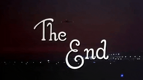 Image result for the end gif