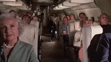 Airplane Movie Reaction GIF by filmeditor