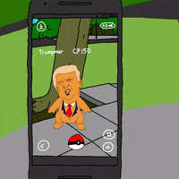 Donald Trump GIF by Cartuna