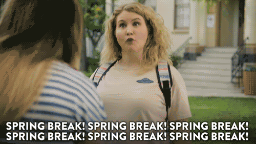 Spring Break GIF by Idiotsitter - Find & Share on GIPHY