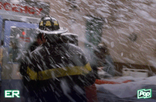 george clooney snow GIF by Pop TV