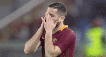 Shocked Kostas Manolas GIF by AS Roma