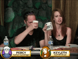 dungeons and dragons drinking GIF by Alpha
