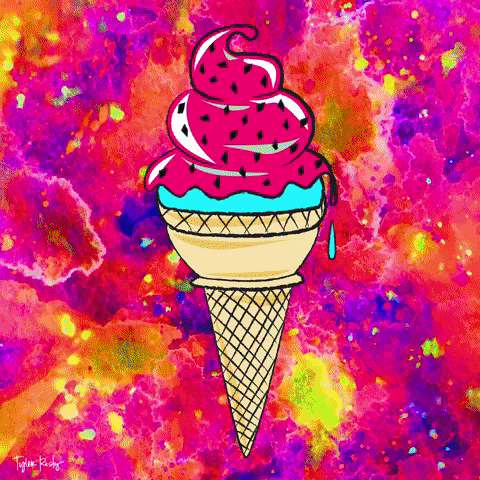 ice cream animation GIF by Tyler Resty