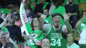 fan crowd GIF by Boston Celtics