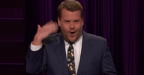sweaty james corden GIF by The Late Late Show with James Corden