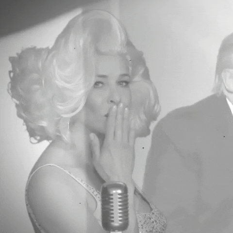 black and white kiss GIF by Chelsea Handler