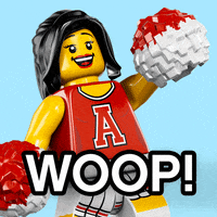 cheer GIF by LEGO