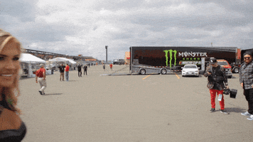 Monster Energy Kiss GIF by NASCAR
