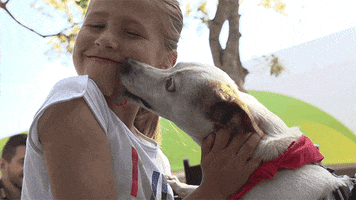 Dog Licking GIF by Miami Open