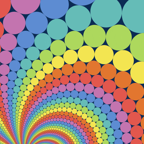 Rainbow Gif Artist GIF by Clayton Shonkwiler