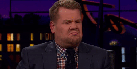 grossed out james corden GIF by The Late Late Show with James Corden
