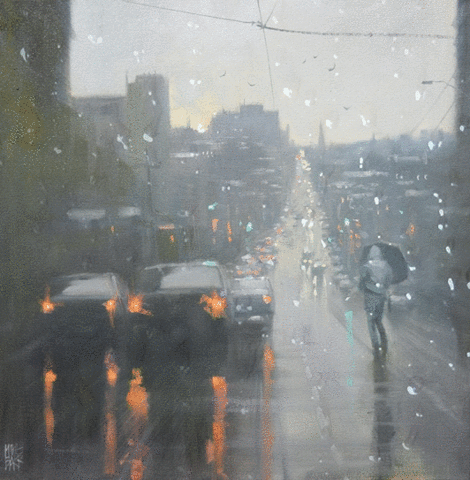 aaronclopez1 rain city gif by aaron lopez michael barr GIF