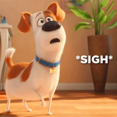 Max Reaction GIF by The Secret Life Of Pets