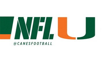 The U Football GIF by Miami Hurricanes