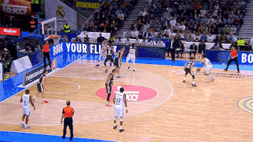 real madrid basketball GIF by EuroLeague