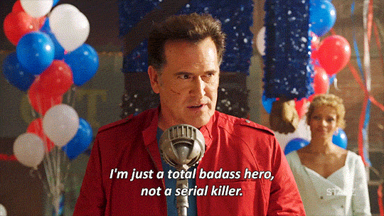bruce campbell hero GIF by Ash vs Evil Dead