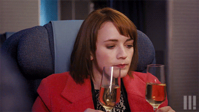 charlotte ritchie drinking GIF by BBC