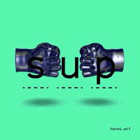 Sup GIF by hands.wtf
