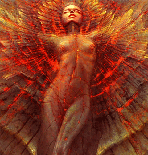 andrevaz girl fire fogo GIF