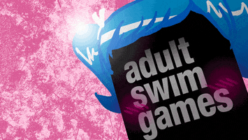 logo chibi GIF by Adult Swim Games