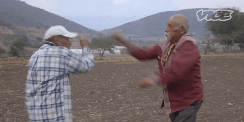 Image result for two old people fighting