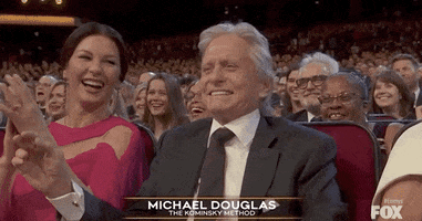 Michael Douglas Laugh GIF by Emmys