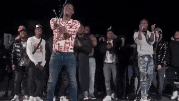 champagne shower GIF by Young T & Bugsey
