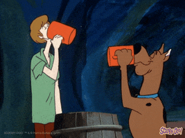 Happy Hour Drinking GIF by Scooby-Doo