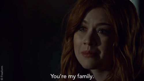 Clary Fray You Re My Family Gif By Shadowhunters Find Share On Giphy