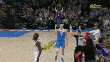 You Cant See Me Lets Go GIF by NBA