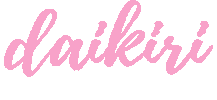 Daikiri Logo Sticker by Daikiri Bikinis