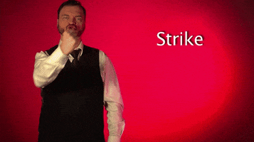 Sign Language Strike GIF by Sign with Robert