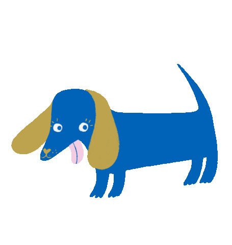 Dog Puppy Sticker by Viktorija illustrator