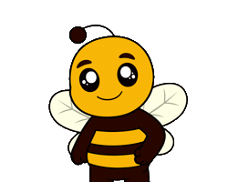 Wave Smile Sticker by Plan Bee Studios