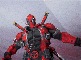 Dead Pool Marvel GIF by KoiJay