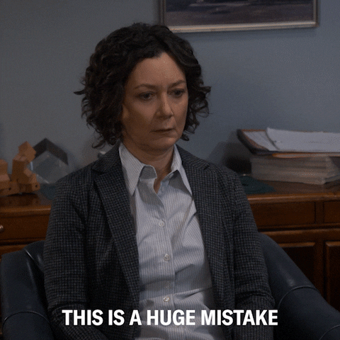 Nervous Sara Gilbert GIF by ABC Network