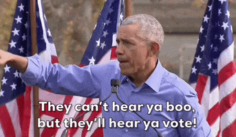 Barack Obama Vote GIF by GIPHY News
